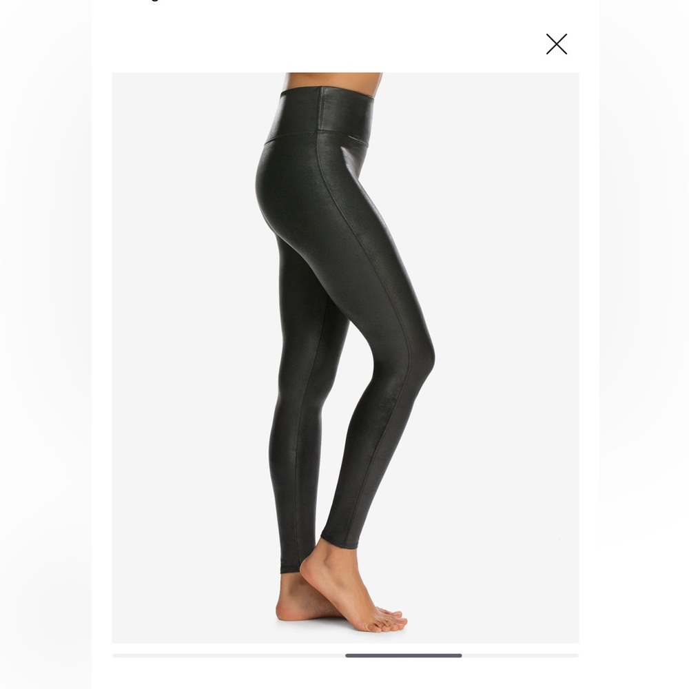 Spanx faux leather leggings - Picture 3 of 5